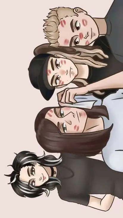 ai character: Tokio Hotel Anime  background