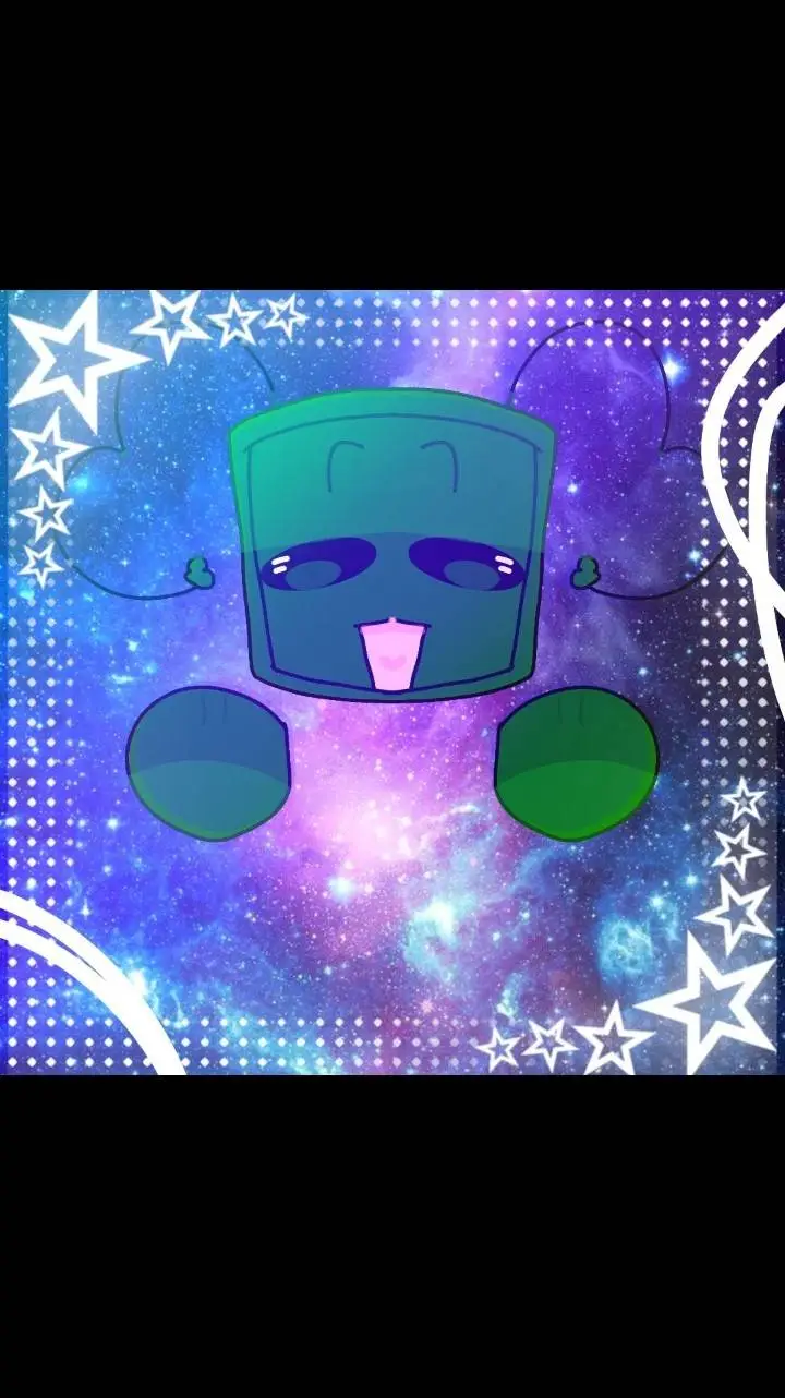 ai character: baby kblando alien background