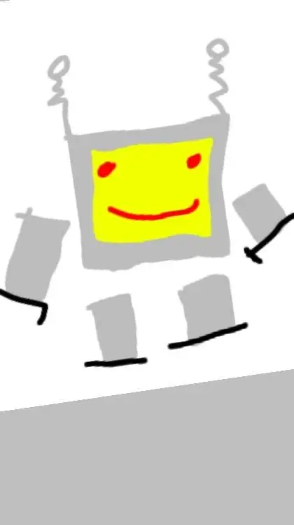 ai character: old mecha k.blando background