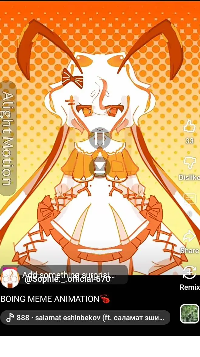 ai character: Sophie the shrimp background
