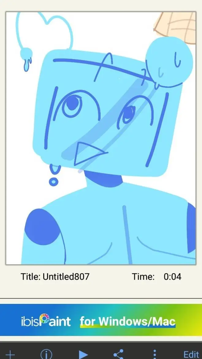 ai character: ice cream k.blando background