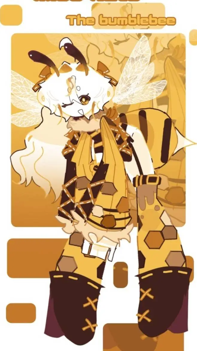 ai character: miss Kate the bee background