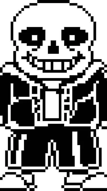 ai character: sans x hazbin background