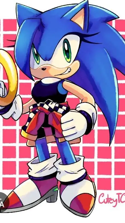 ai character: Sonica background