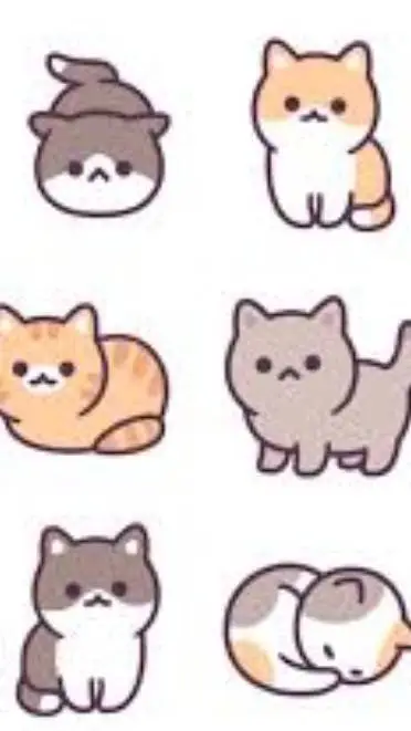 ai character: Cute cats  background