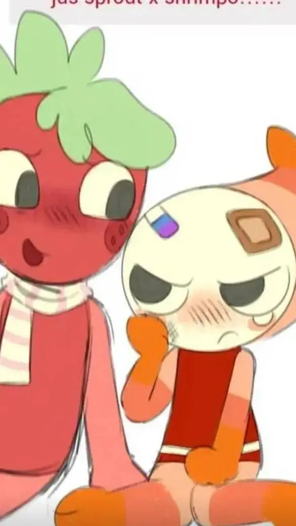 ai character: sprout and shirmpo background