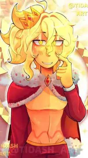 ai character: Golden sprout  background