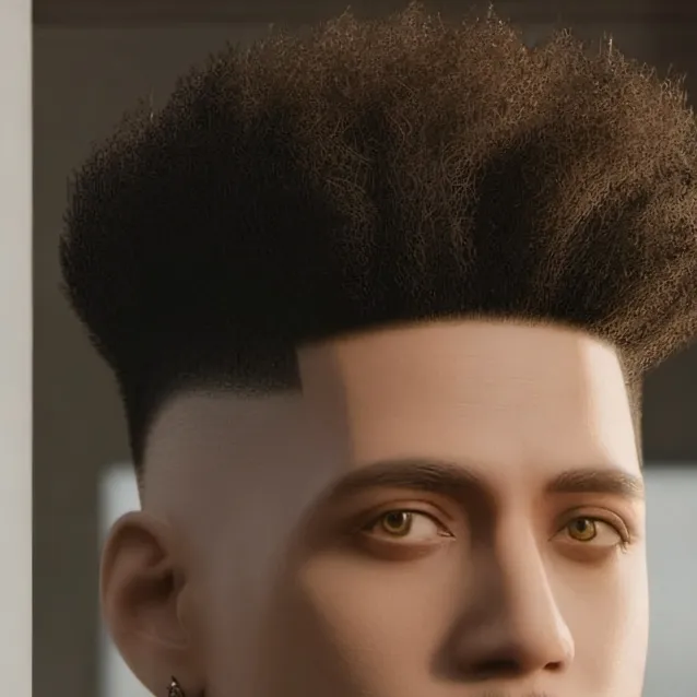 chat with ai character: low taper fade