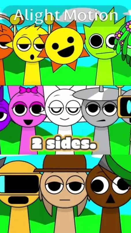 ai character: Sprunki fandom background