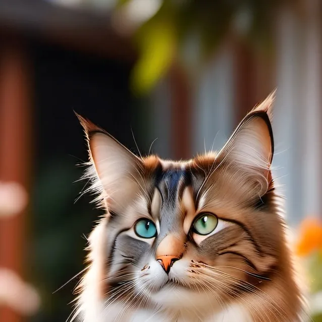 chat with ai character: a normal cat