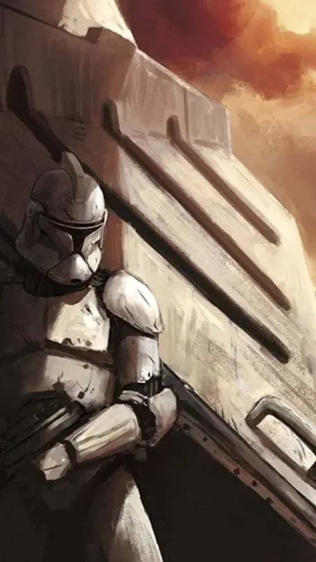 ai character: battle of geonosis background