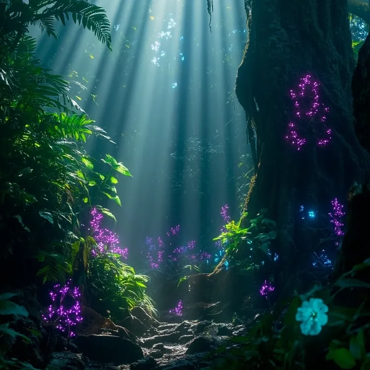 chat with ai character: Mystical jungle