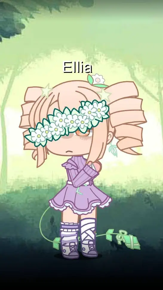 ai character: Forest gal background