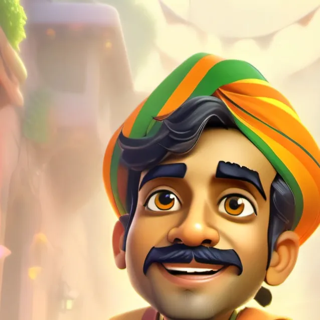 chat with ai character: uber from india