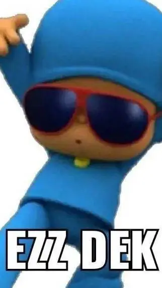 ai character: Chill Pocoyo background
