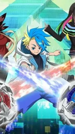 ai character: Beyblade X background