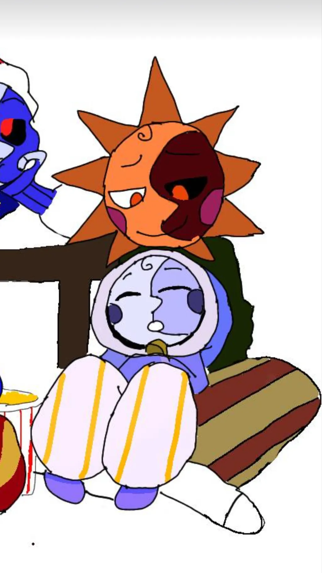 ai character: Sun X Rosiebell  background