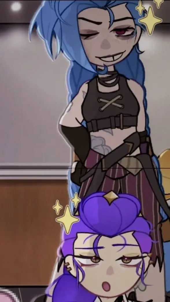ai character: jinx x Rumi background