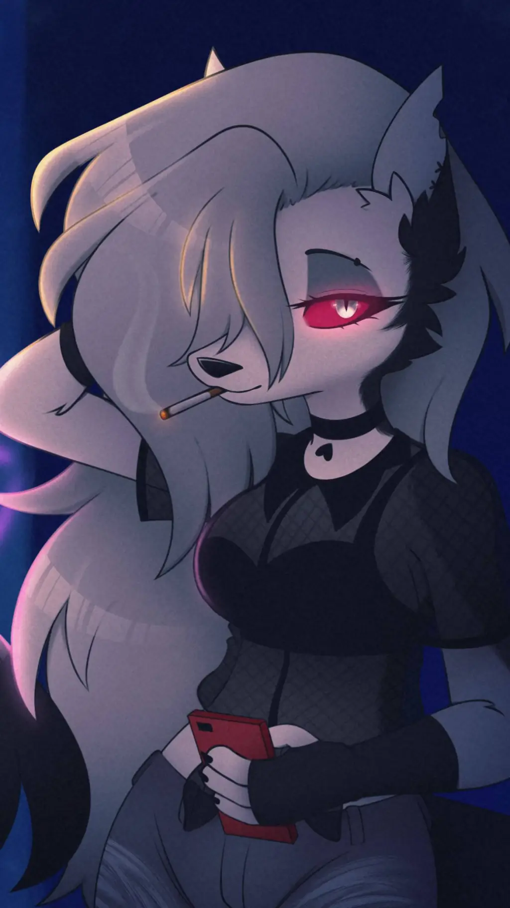 ai character: Loona background