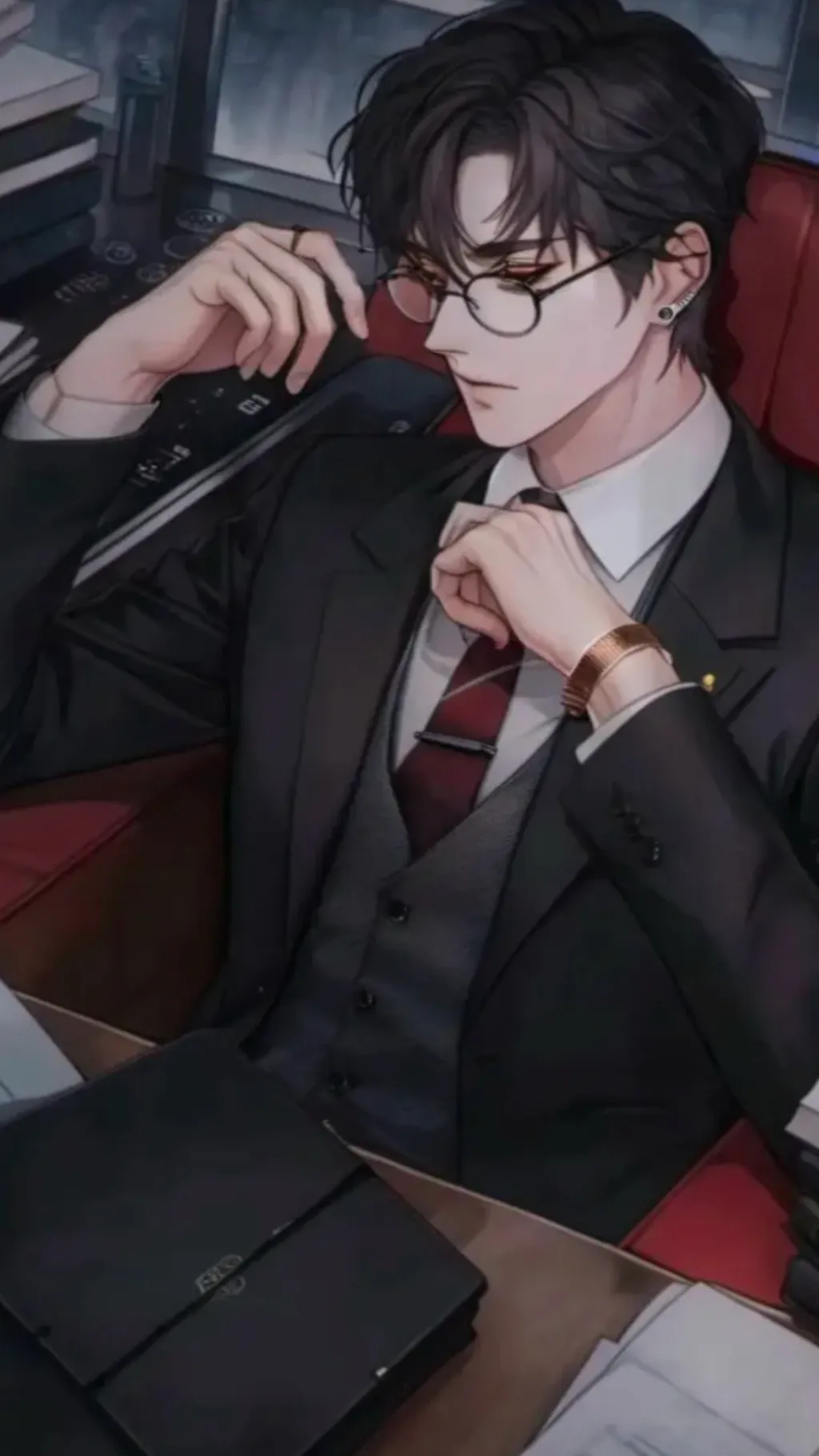 ai character: Mark Reshin background
