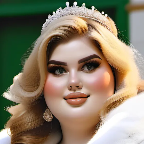 chat with ai character: Fat Bride