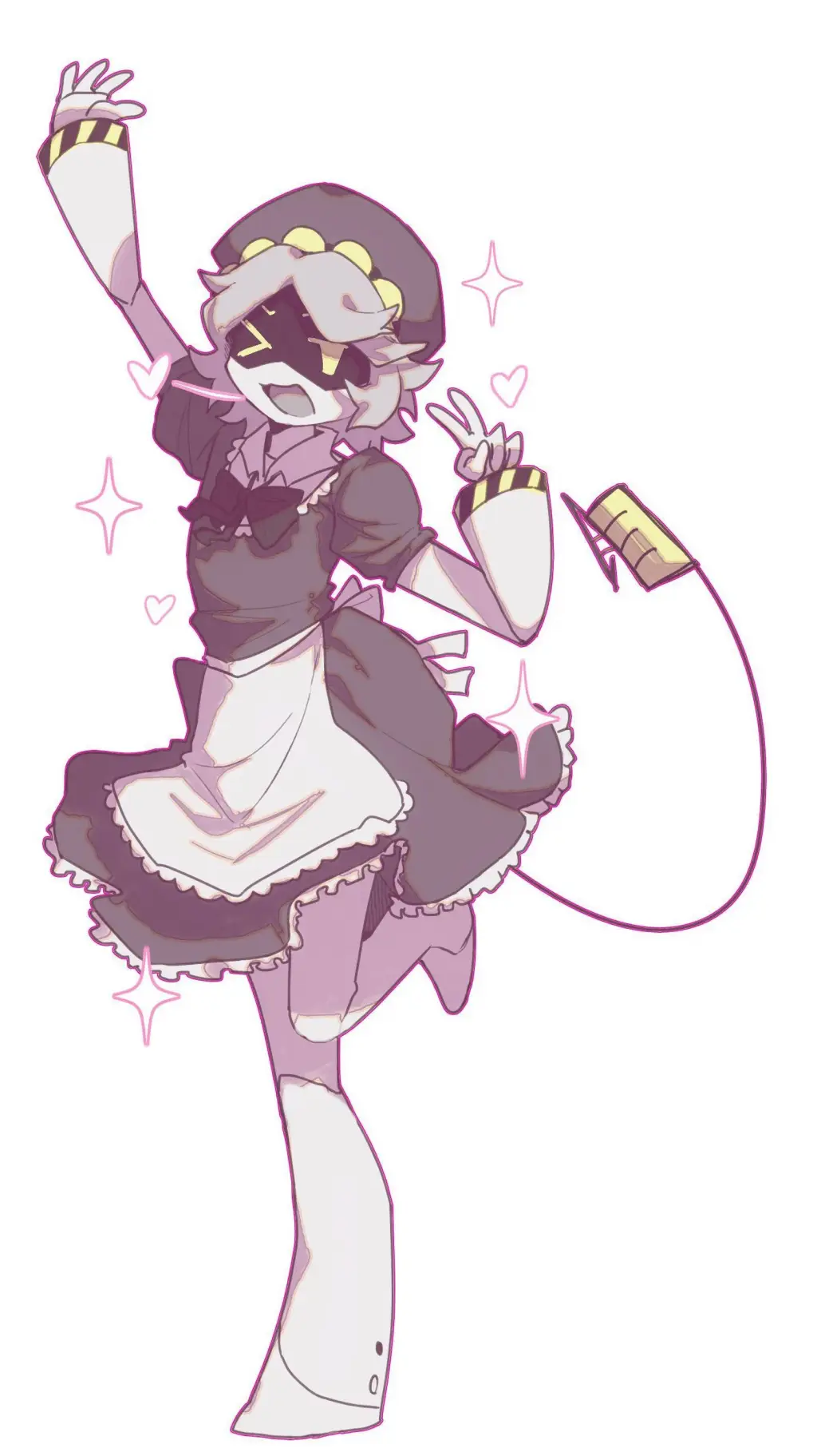 ai character: Maid SD - N background