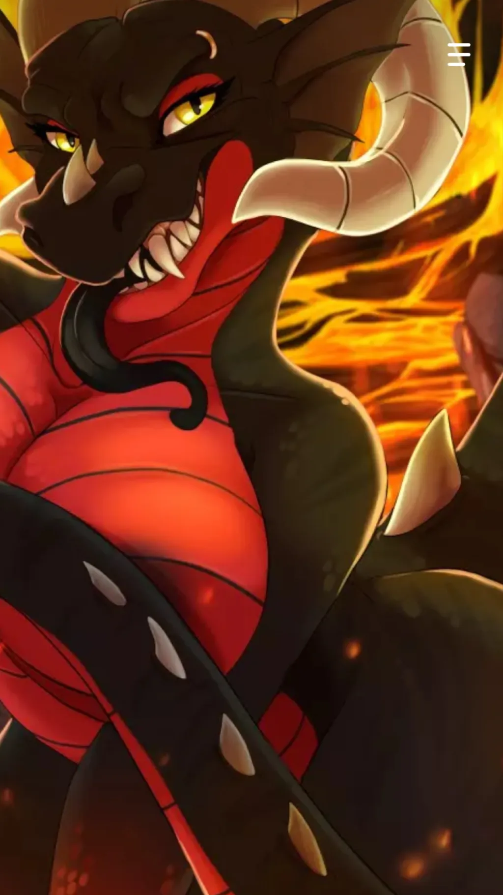 ai character: Dragon furry background