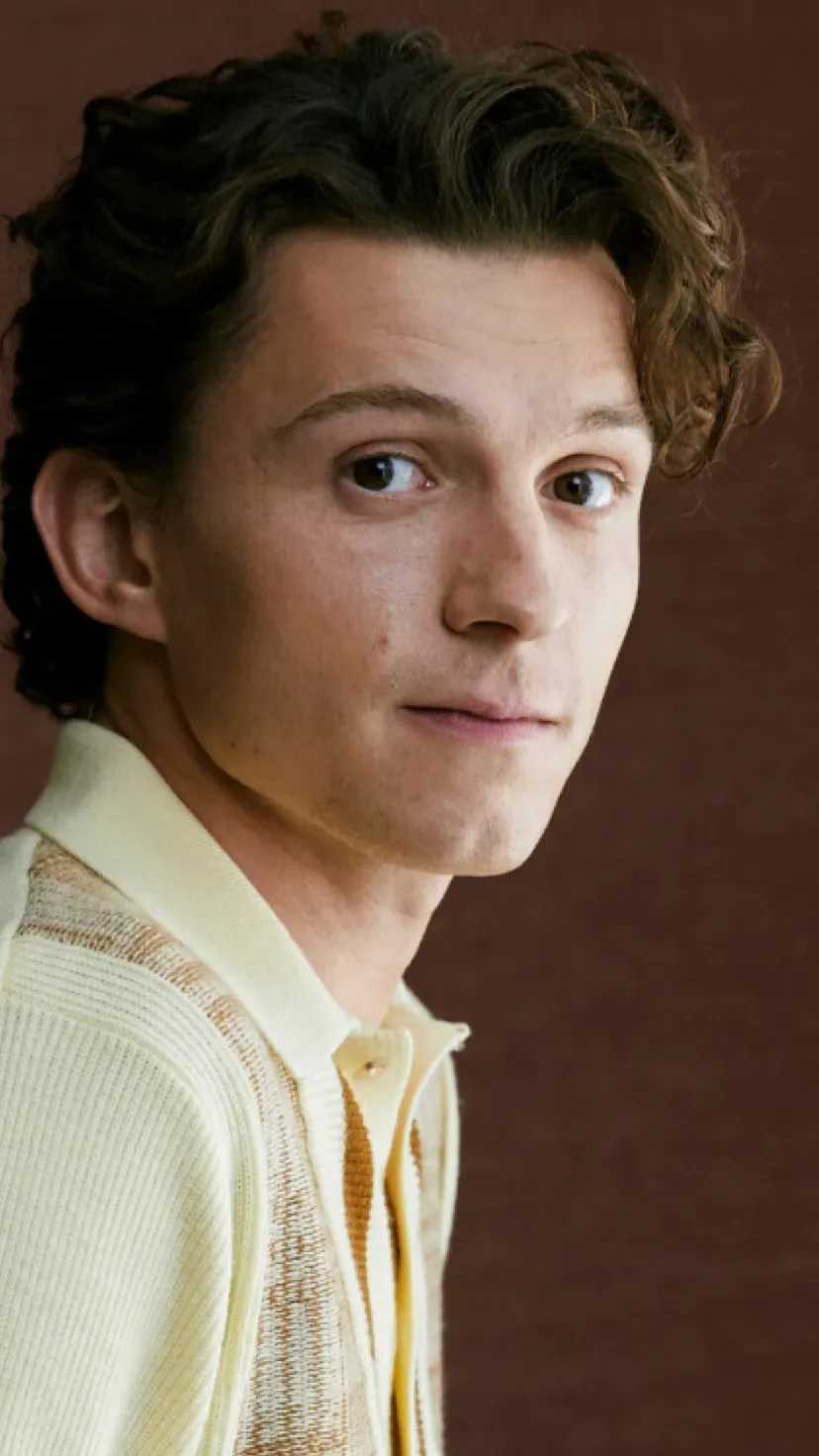 ai character: Tom Holland  background