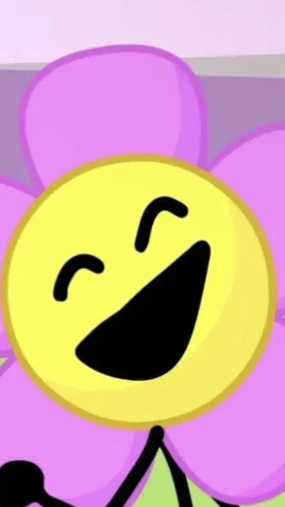 ai character: ￼ Flower bfdi background