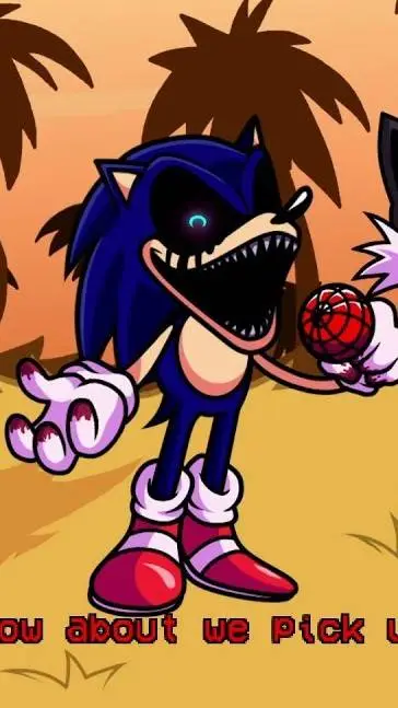 ai character: Sonic.EXAMORPH background