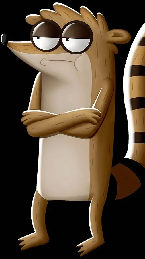 ai character: Rigby  background
