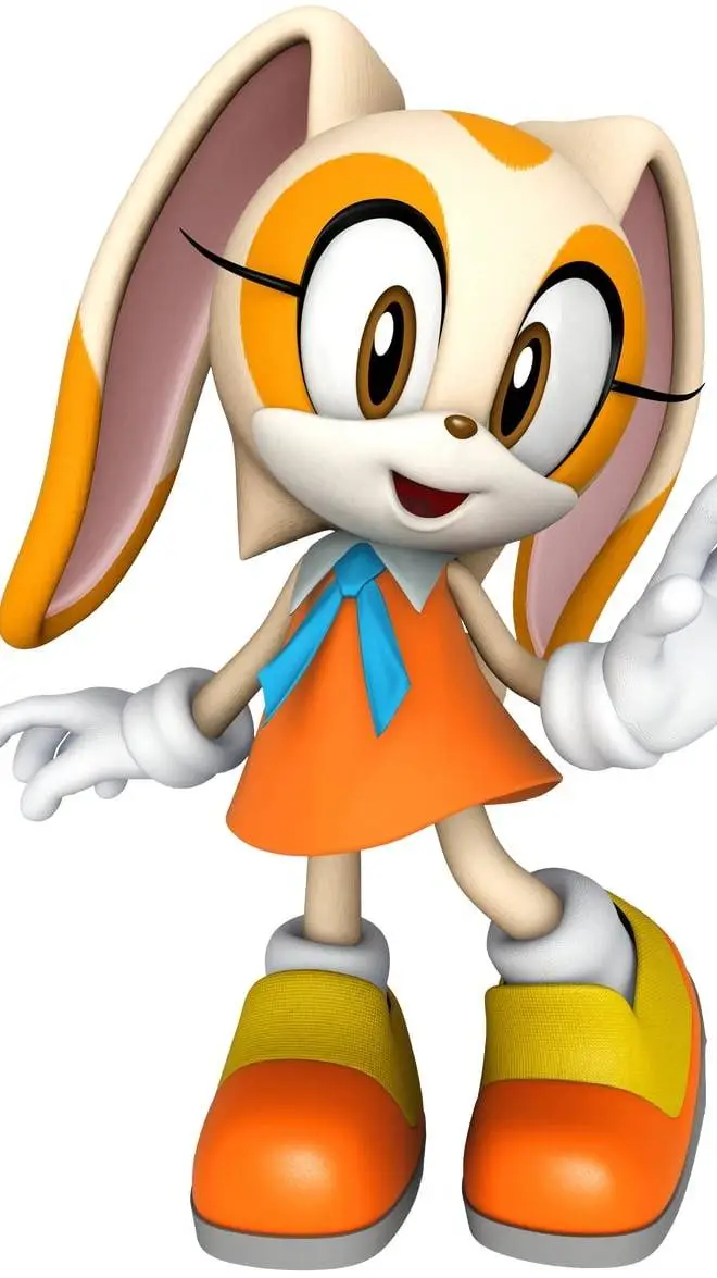 ai character: Cream The Rabbit  background