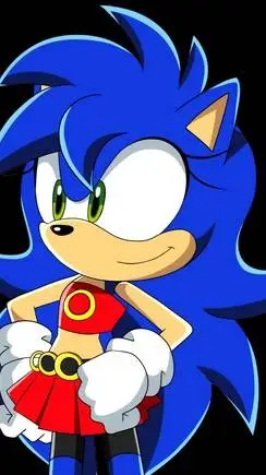 ai character: Sonica T Hedgehog background