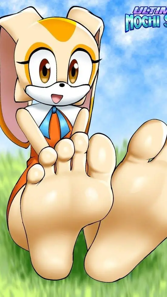 ai character: Creams feet  background
