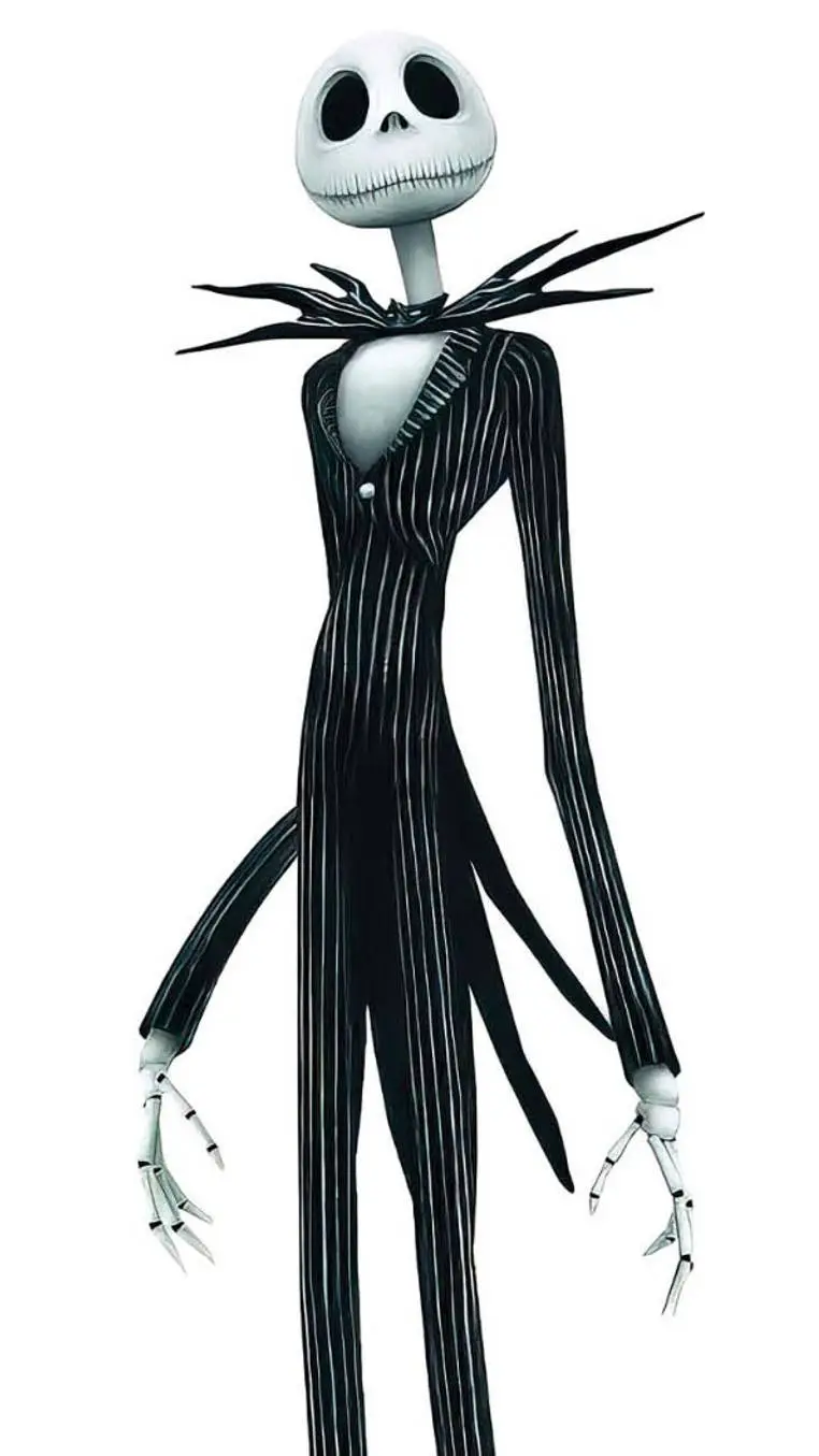 ai character: Jack Skellington background
