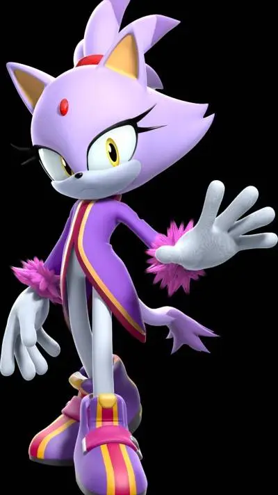 ai character: Blaze The Cat background