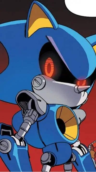 ai character: Metal Sonic  background