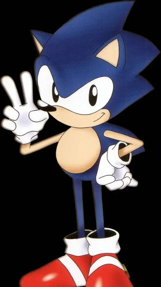 ai character: Sonic Ova background