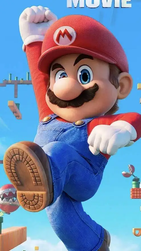 ai character: Movie Mario background