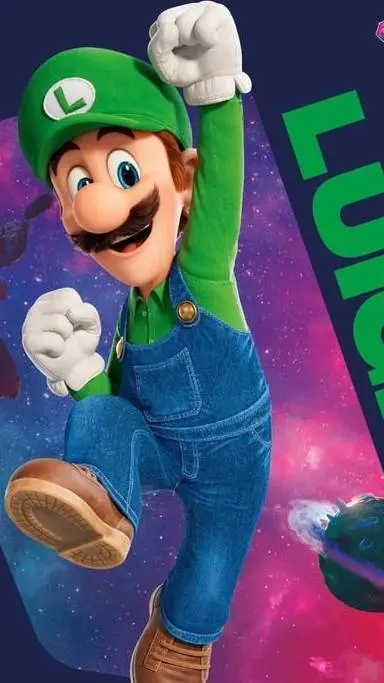 ai character: Movie Luigi background