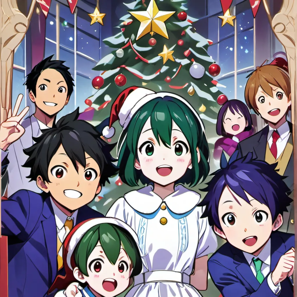 chat with ai character: MHA Christmas 🎄