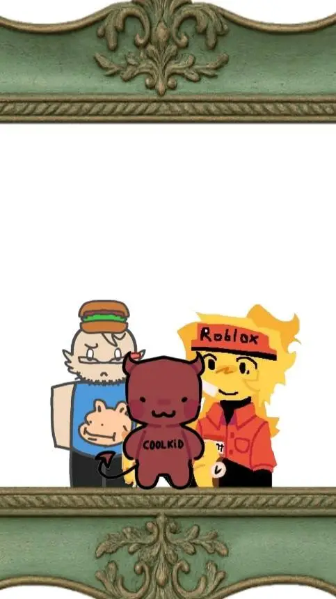 ai character: pizza burger background