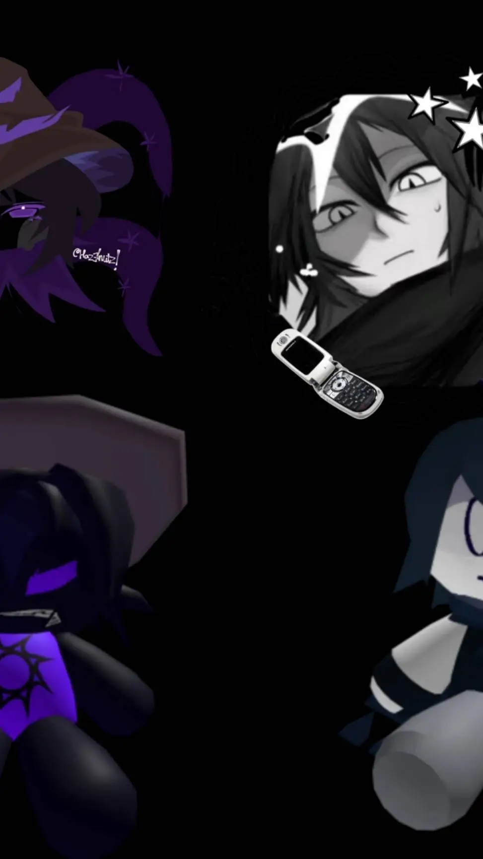 ai character: azuretime  background