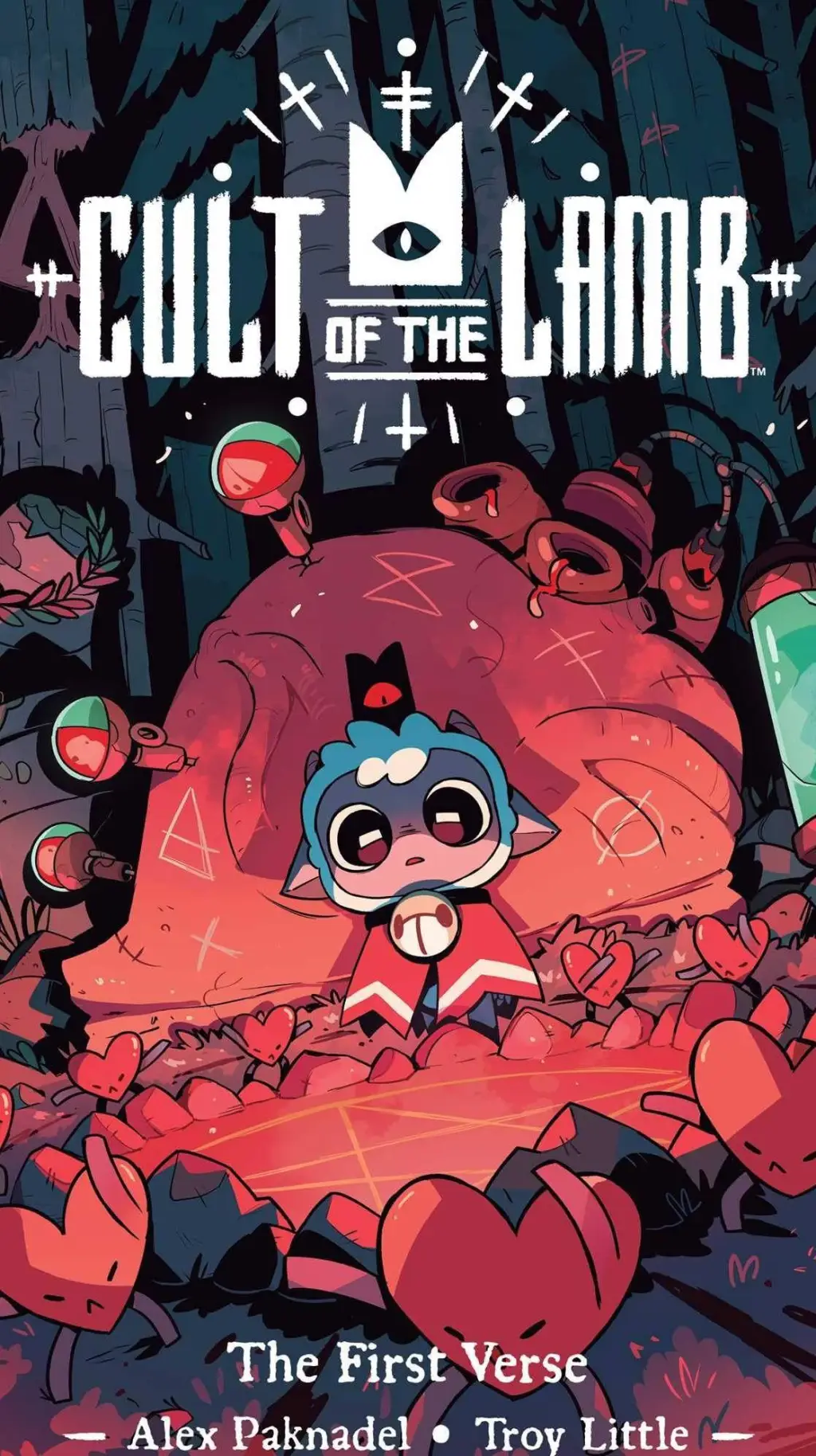 ai character: Cult of the Lamb background