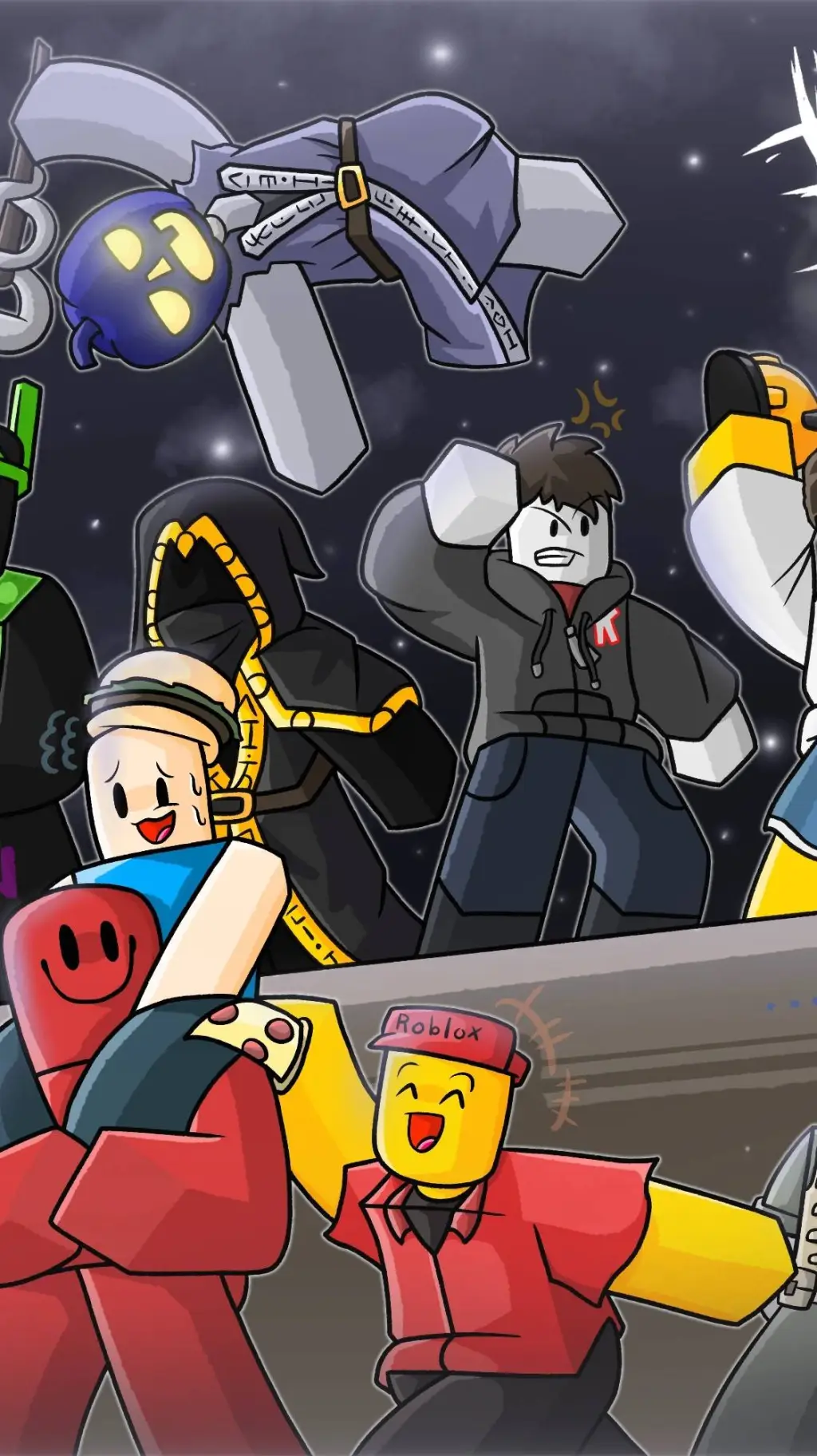 ai character: Forsaken Sleepover background