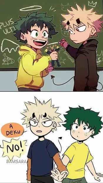 ai character: Demon Bakugou background