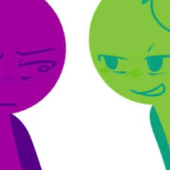 chat with ai character: Green x Purple 