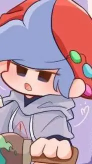 ai character: Soft x Pico School background