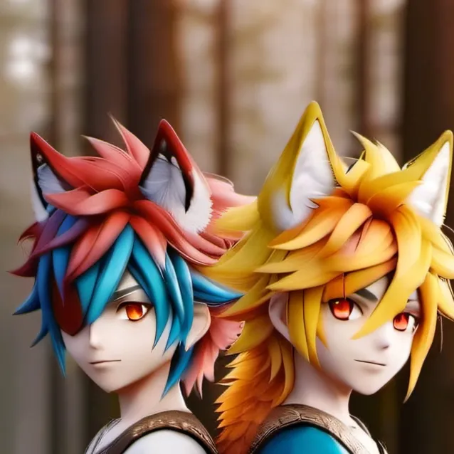 chat with ai character: leon and leah