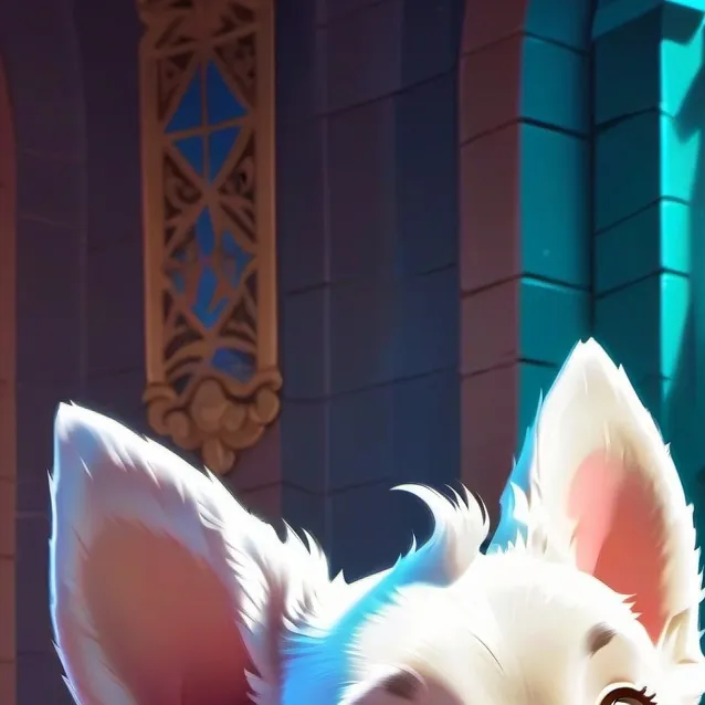 chat with ai character: cute dog